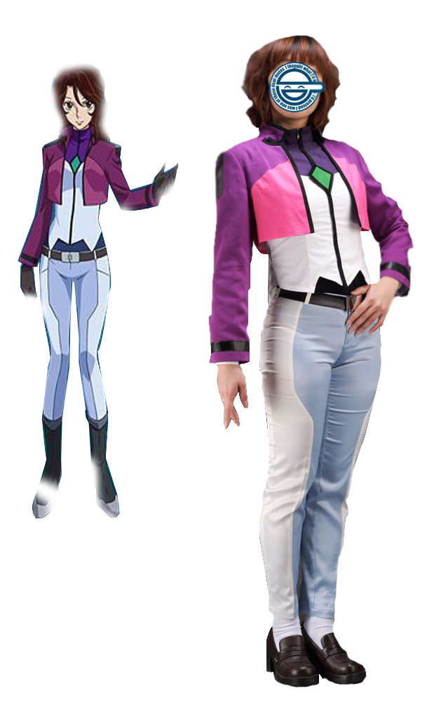 Gundam00 Celestial Being Sumeragi Lee Noriega Uniform Cosplay Costume